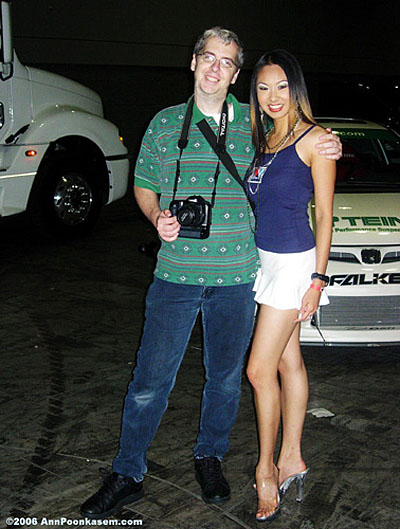 Here I am with one of my best friends, model and performer Ann Poonkasem, during an event in 2006.